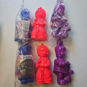 Lot of (6)  Burger King 1995 Kids Club Coolers Water Bottles NIB Vintage Collect